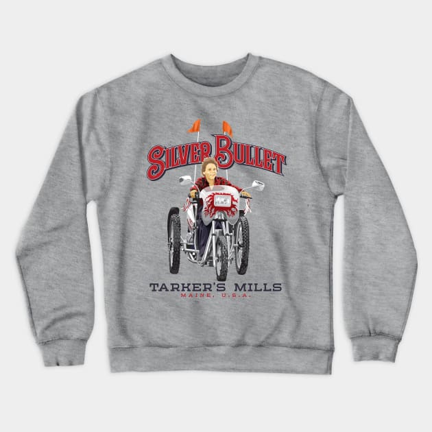 Silver Bullet Tarker's Mills Crewneck Sweatshirt by MindsparkCreative